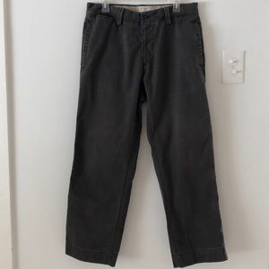 Gap Dark Gray Plain Front Pants
